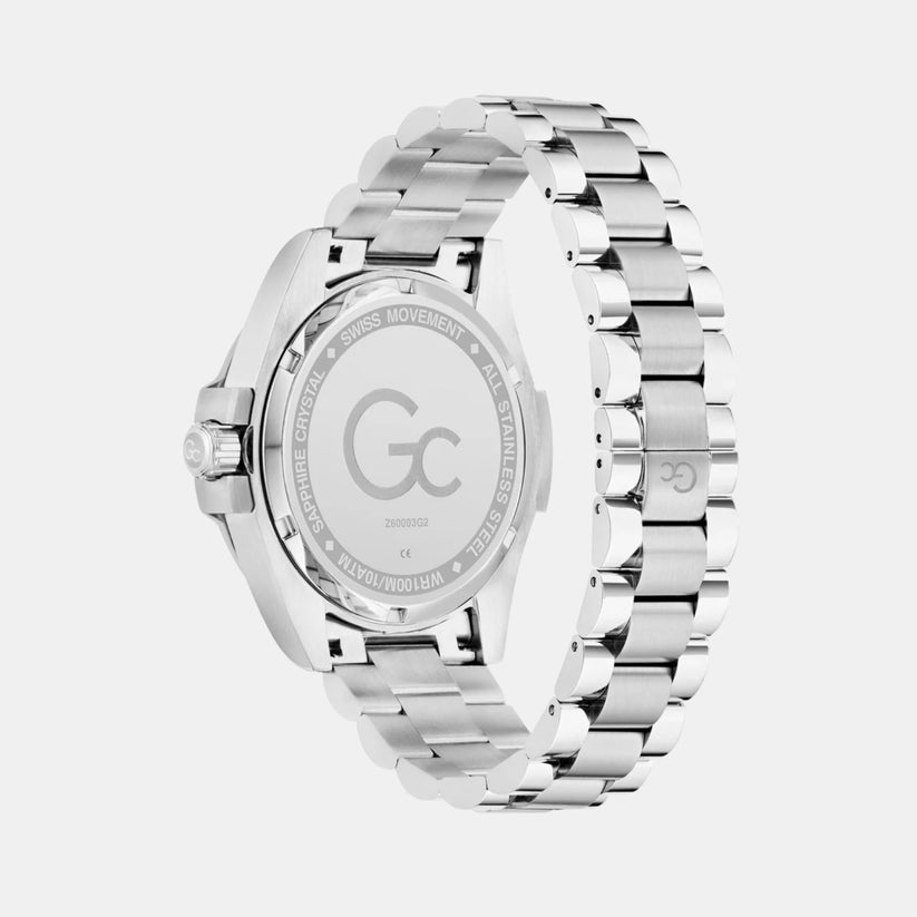 Bolt Men Quartz Black Dial Analog Stainless Steel Watch Z60003G2