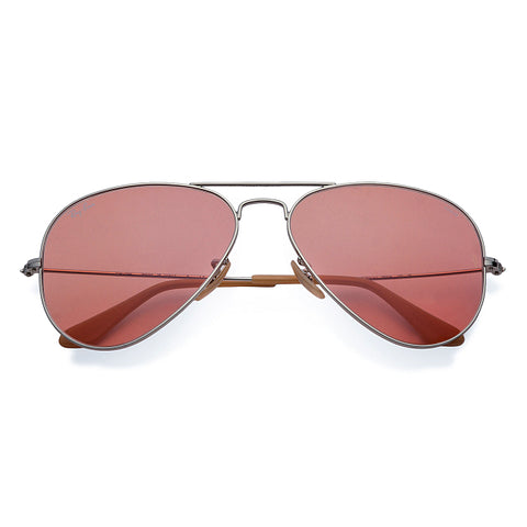 Ray Ban Aviator Classic Sunglasses RB3025 9065/V7 Silver/Photochromic 135mm