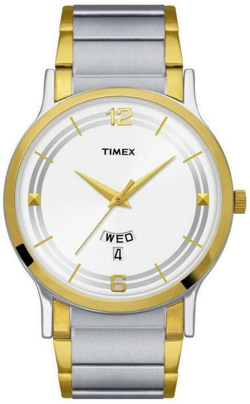 Classics Men Quartz Silver Dial Analog Stainless Steel Watch TW000R424
