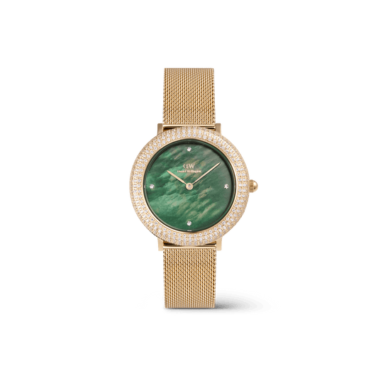 Crystalline Bezel Evergold Green