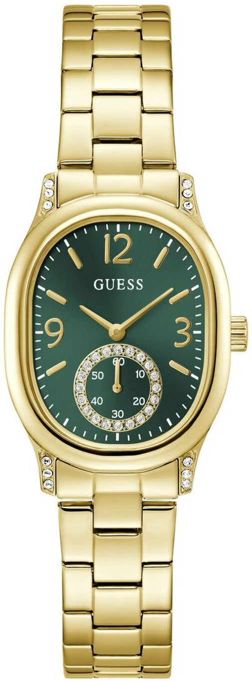 Eleanor Women Quartz Green Dial Analog Stainless Steel Watch GW1094L2