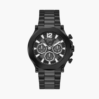 Edge Men Quartz Black Dial Chronograph Stainless Steel Watch GW0539G3
