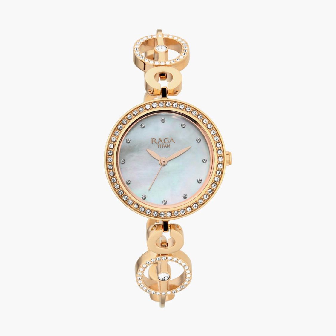 TITAN RAGA Women Embellished Analog Watch - NR2539WM03