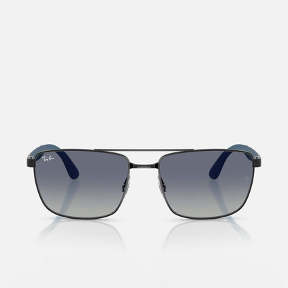 RAY-BAN UV Protected Rectangle Sunglasses - 0RB3760I-002-4L-59