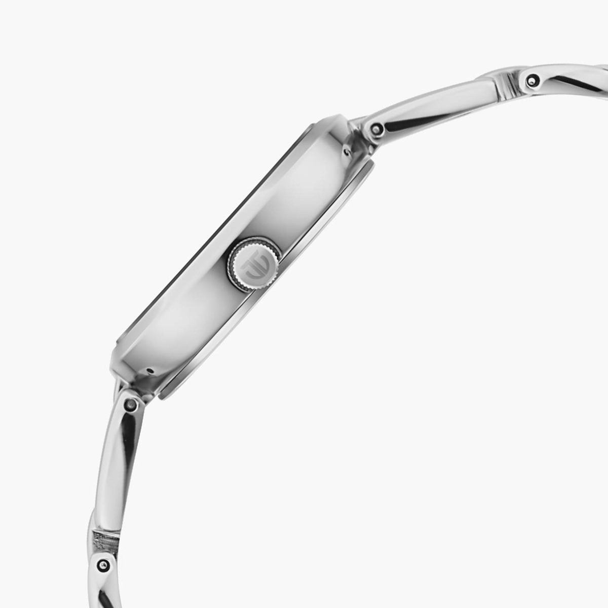 Titan Raga Viva Blue Dial Analog with Date Silver Metal Strap Watch for Women