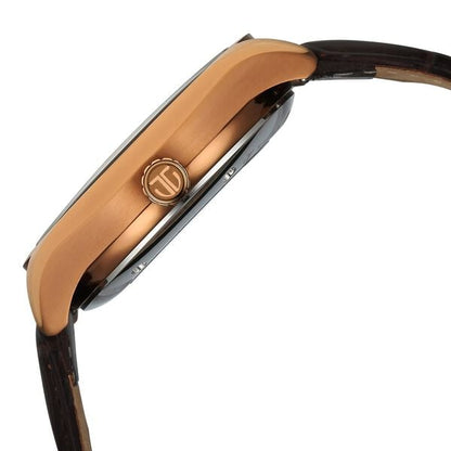 Titan Stellar Starlight Analog with Concealed Automatic and Brown Dial Brown Leather Strap Watch for Men