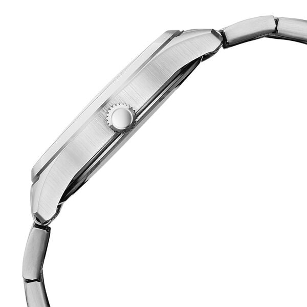 Titan Neo Roman Analog with Silver White Dial Silver Stainless Steel Strap Watch for Men
