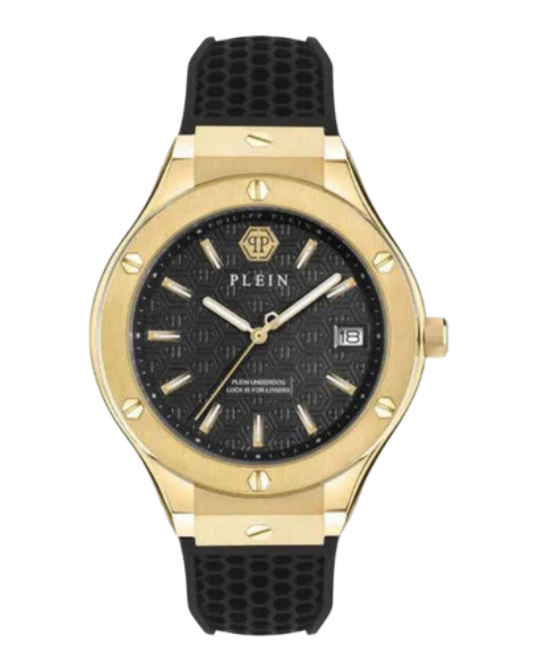 Men Quartz Black Dial Analog Silicone Watch PWUFA0225