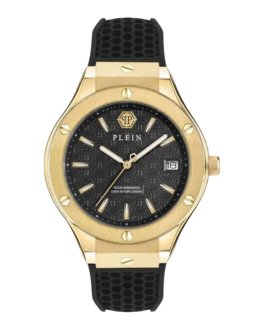 Men Quartz Black Dial Analog Silicone Watch PWUFA0225
