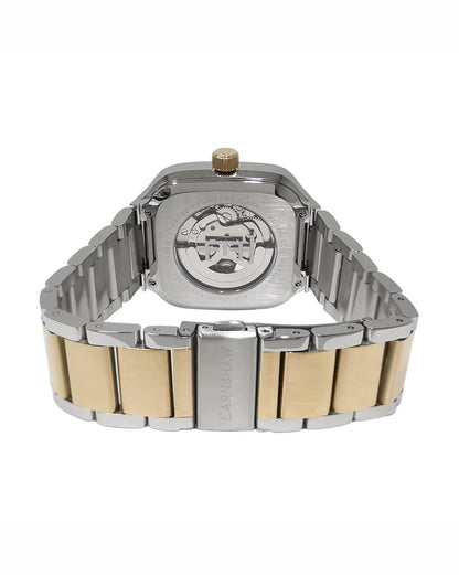 EARNSHAW ES-8294-77 Analogue Watch with Deployant Clasp Closure