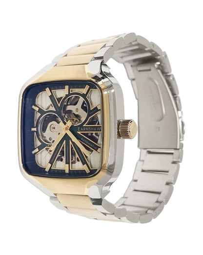 EARNSHAW ES-8294-77 Analogue Watch with Deployant Clasp Closure