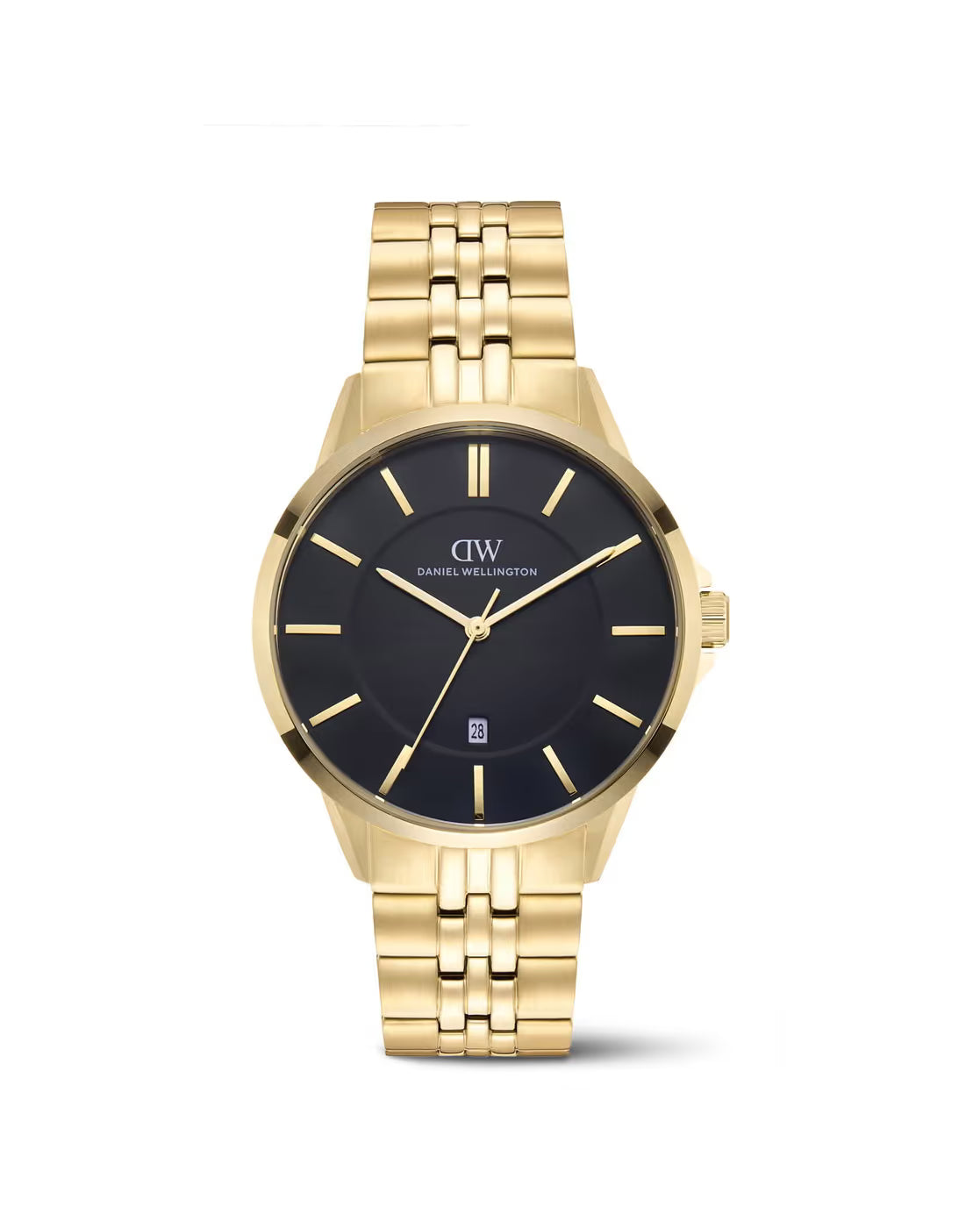 Men Quartz Black Dial Analog Stainless Steel Watch DW0DG1701