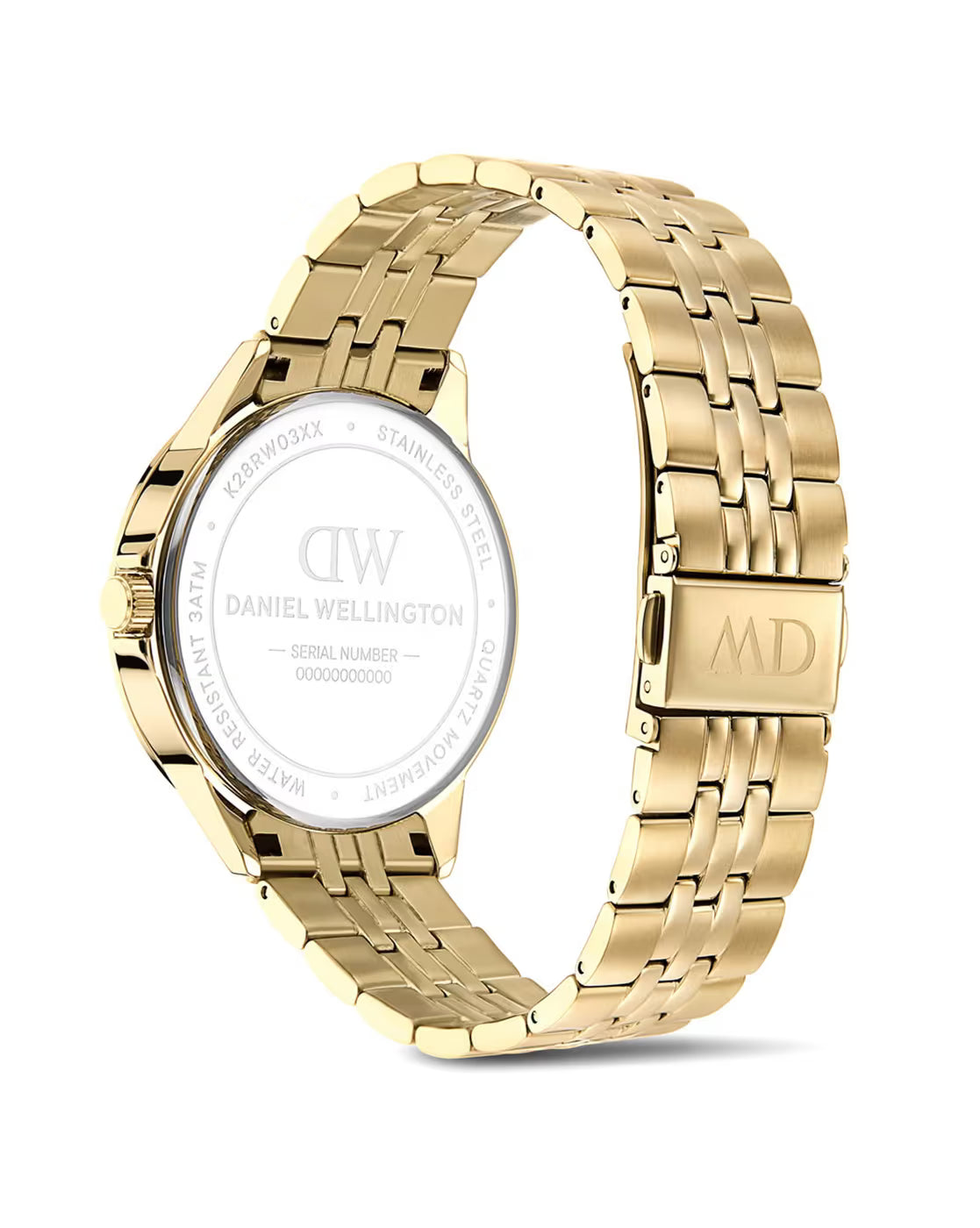 Men Quartz Black Dial Analog Stainless Steel Watch DW0DG1701