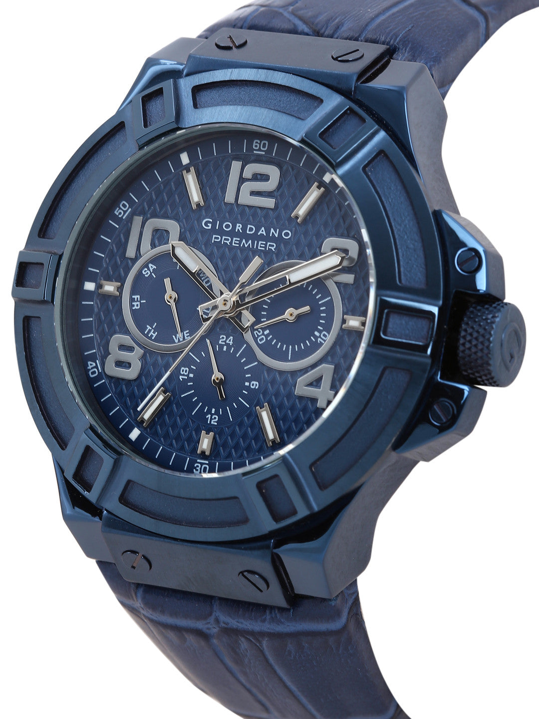 Men Blue Analogue Watch P1059-02