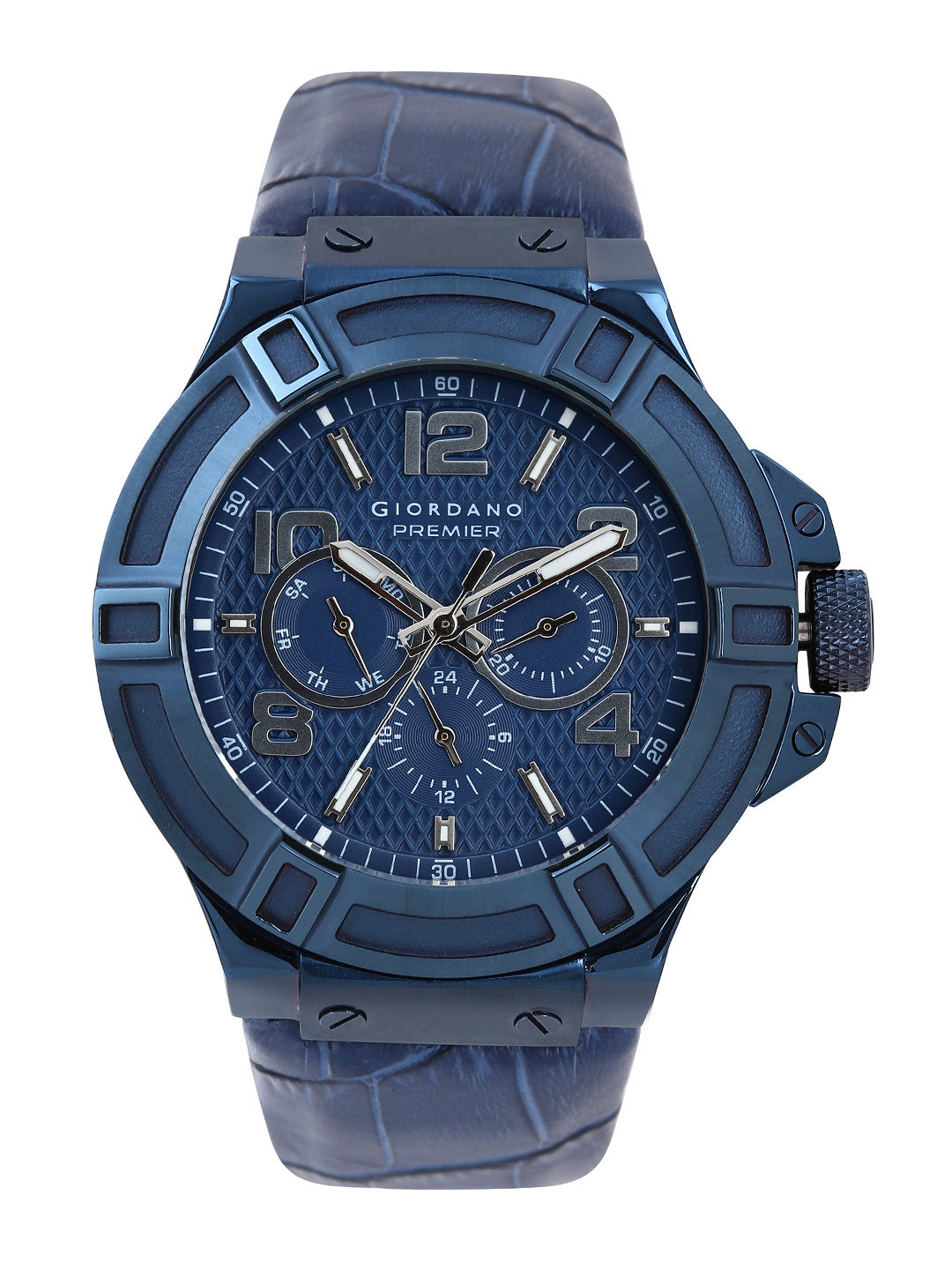 Men Blue Analogue Watch P1059-02