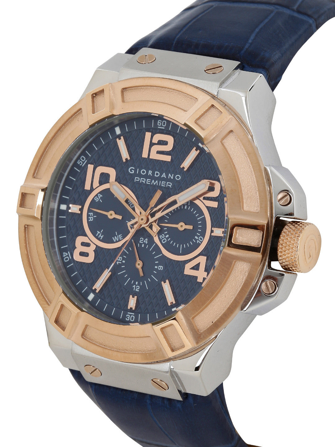 Men Navy Multifunction Analogue Watch P1059-06
