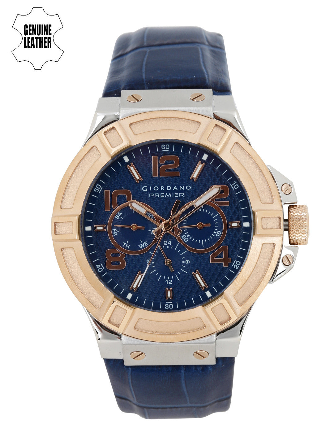 Men Navy Multifunction Analogue Watch P1059-06