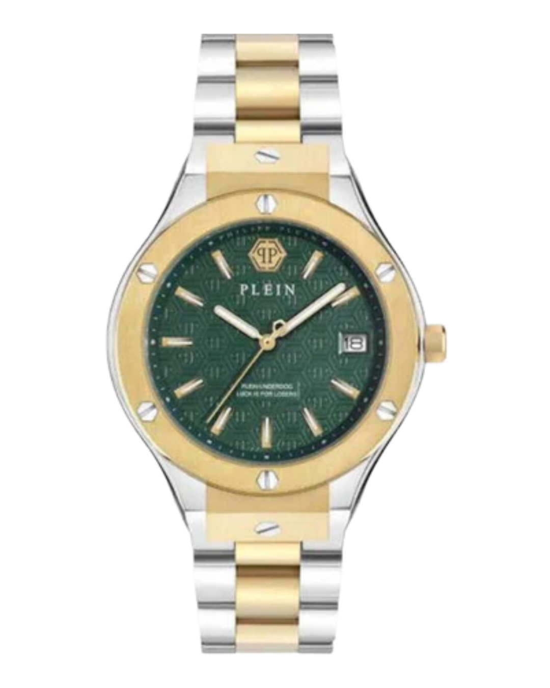 Men Quartz Green Dial Analog Stainless Steel Watch PWUFA0525