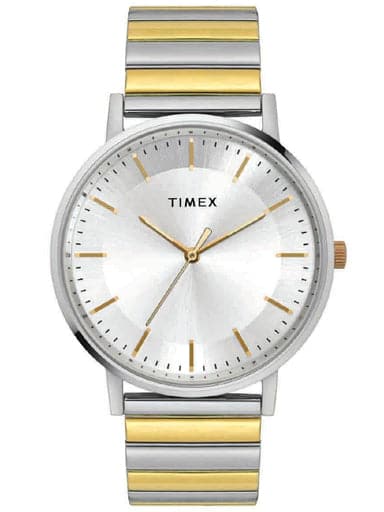 Timex Men Analog Silver Dial Watch