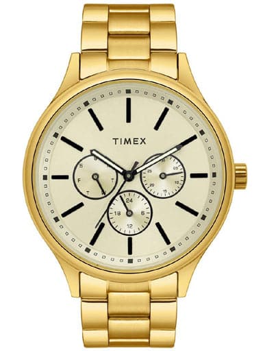 Timex Men'S Champagne Dial Watch Tweg18415