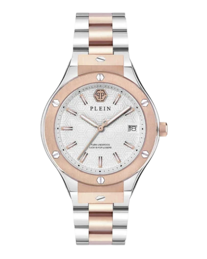 Men Quartz White Dial Analog Stainless Steel Watch PWUFA0625