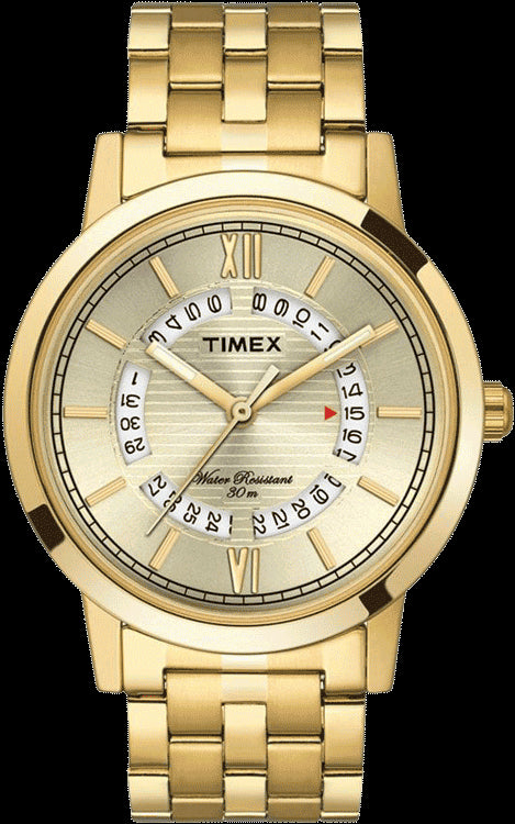 TIMEXClassics Analog Watch for Men with Round Dial & Water Resistant Man's Wrist Watches