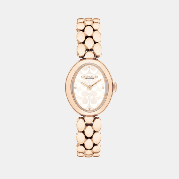 Sammy Women Quartz Silver White Dial Analog Stainless Steel Watch 14504418