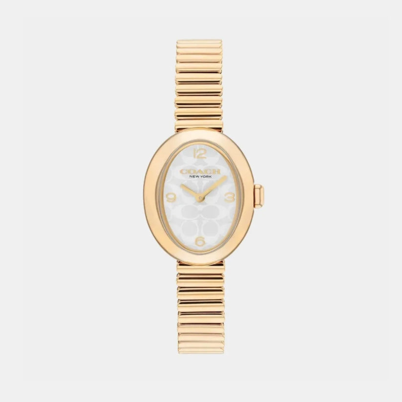 Sammy Women Quartz Silver White Dial Analog Stainless Steel Watch 14504573