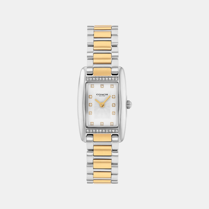 Reese Women Quartz White Dial Analog Stainless Steel Watch 14504590