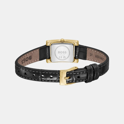 Lucy Precious Women Quartz Black Dial Analog Leather Watch 1502813