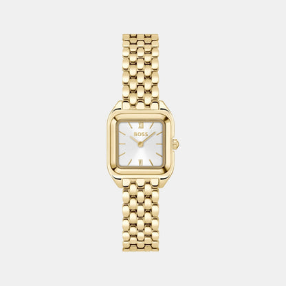 Mae Petite Women Quartz Silver White Dial Analog Stainless Steel Watch 1502823