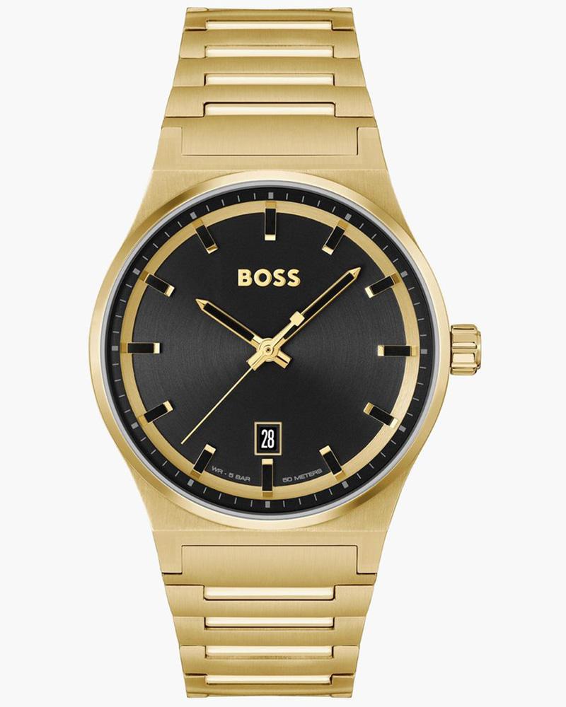Candor Men Quartz Black Dial Analog Stainless Steel Watch 1514077
