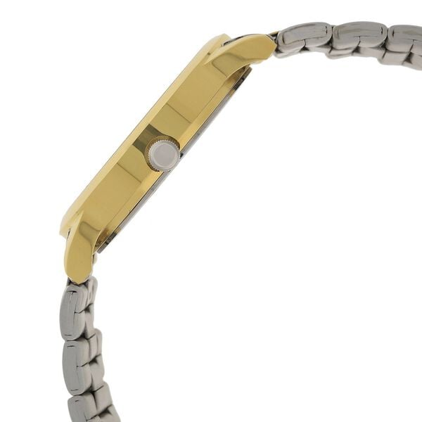 Titan Quartz Analog with Day and Date Champagne Dial Two Toned Stainless Steel Strap Watch For Men