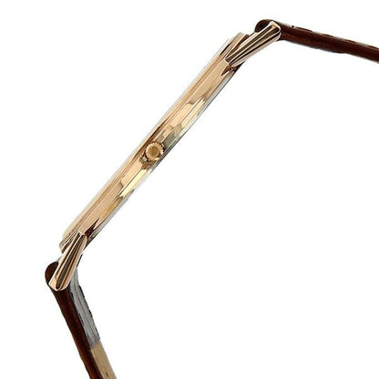 Titan Quartz Analog Brown Dial Leather Strap Watch for Men