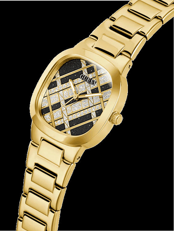 Guess Clash Gold Square Dial Quartz Analog Women Watch