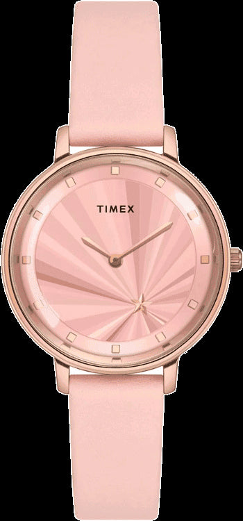 Timex Cosmic Awe Women 2 Hands Round Dial Pink Watch - TWEL19100