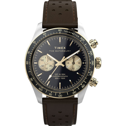Timex Waterburry Round 21mm Black Dial Analog Men Watch - TW2Y24100IK
