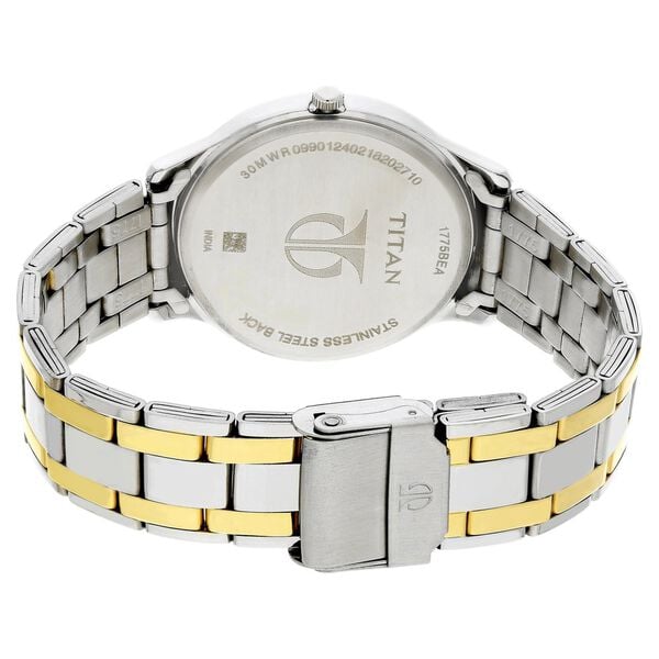 Titan Analog with Date Dial Stainless Steel Strap watch for Men
