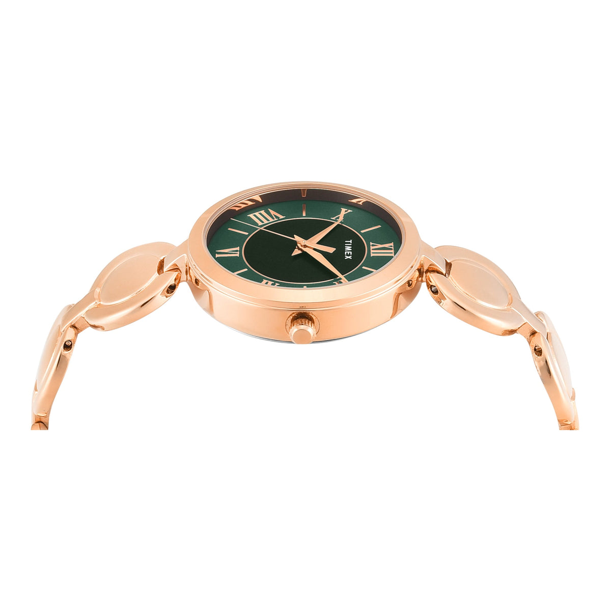 Timex Round 30mm Green Dial Analog Women Watch - TWTL16400T