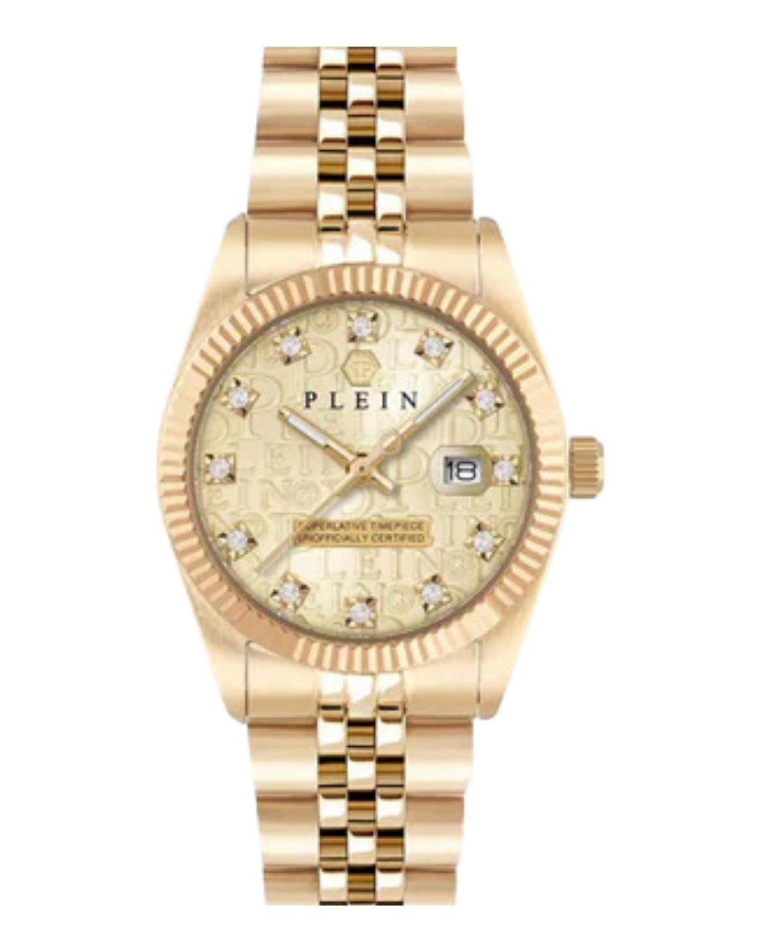 Women Quartz Champagne Dial Analog Stainless Steel Watch PWNFA0525