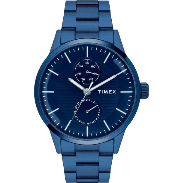 Timex Men Blue Round Dial Analog Watch