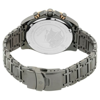 Titan Maritime Anthracite Chronograph Stainless Steel Strap watch for Men