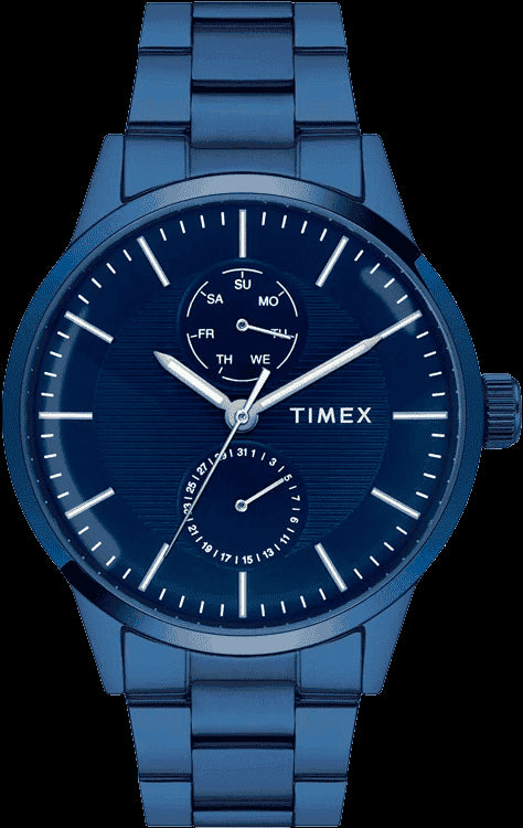 Timex Men Blue Round Dial Analog Watch