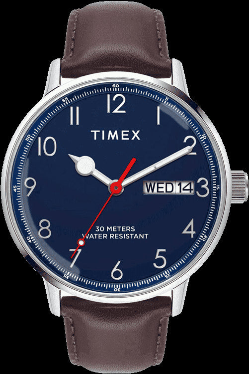 TIMEX Analog Watch for Men with Round Dial & Water Resistant Man's Wrist Watches