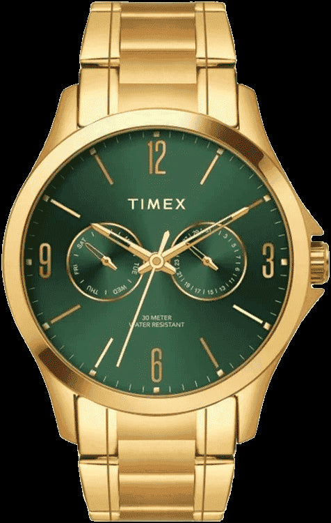 Timex Arabic Green Dial Astrological Men's Watch TW000X144