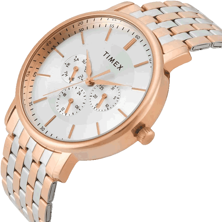 Trendline Men Quartz Dial Multi-Function Stainless Steel Watch TWTG12805