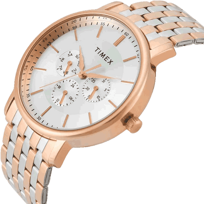 Trendline Men Quartz Dial Multi-Function Stainless Steel Watch TWTG12805