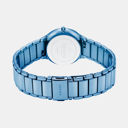 Acacie Women Quartz Silver Dial Analog Stainless Steel Watch V276LERIMA