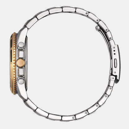 Men Quartz Champagne Dial Chronograph Stainless Steel Watch AN8204-59X