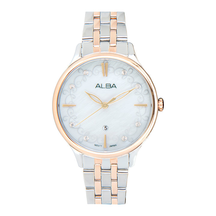 AH7CR2X1 White MOP Patterned Dial